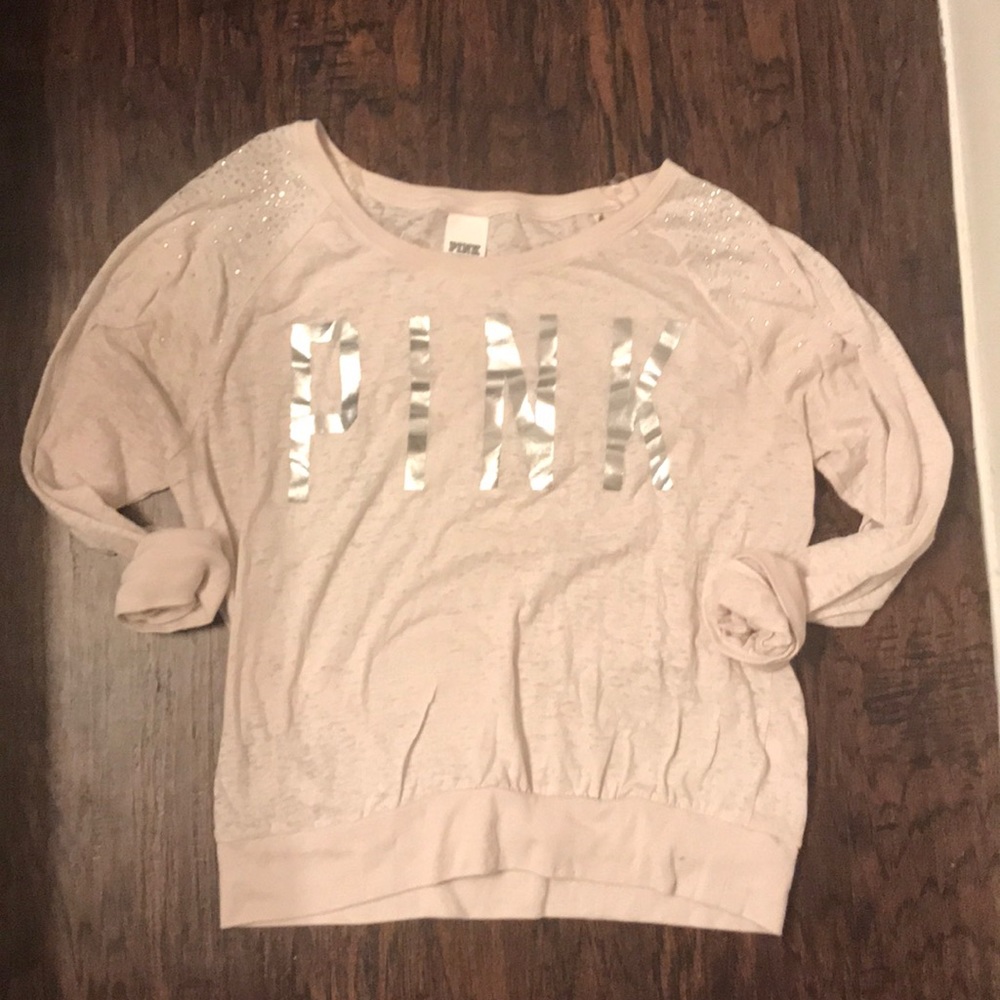 Rhinestone shirt by PINK